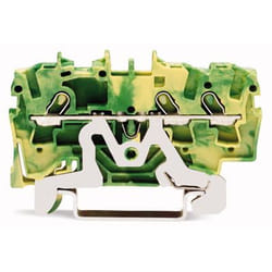 Wago 2001-1307 bornier Vert, Jaune