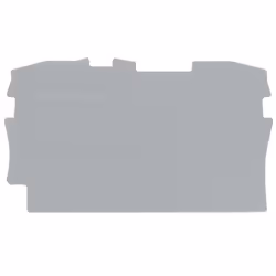 Wago 2002-1291, Cache de bornier, Gris, 0,8 mm, 48,5 mm, 28,4 mm, 1,21 g