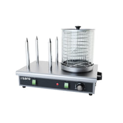 Saro HW 2 Appareil à hot dog 650 W Acier inoxydable, Transparent