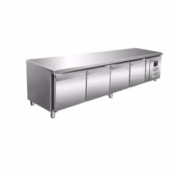 Saro UGN 4100 TN, Base du chef, Pose libre, Acier inoxydable, Acier inoxydable, 4 portes(s), 262 L
