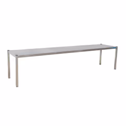 Saro 700-4305, Gris, 1 étagères, Acier, CE, 1200 mm, 400 mm