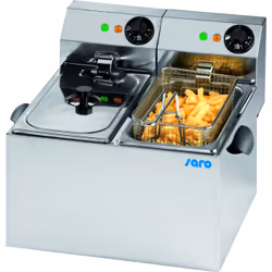 Saro PROFRI 44 Double 8 L Autonome 400 W Friteuse Acier inoxydable