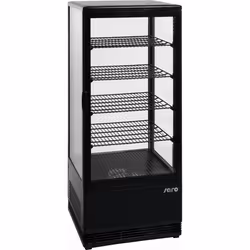 Saro 330-1013, Réfrigérateur de point de vente, Pose libre, Noir, Plastique, Plastique, 98 L