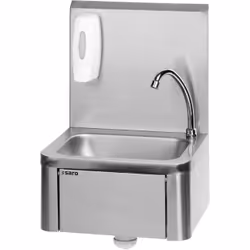 Saro KEVIN, Evier mural, Rectangulaire, Acier inoxydable, Acier inoxydable, 1 bols, 400 mm