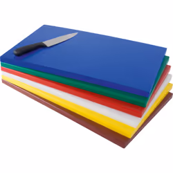 Saro 387-1025 planche à découper pour cuisine Rectangulaire Polyéthylène Jaune