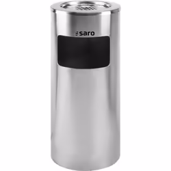 Saro AF 202 AS, 20 L, Rond, Acier inoxydable, Noir, Acier inoxydable, 300 mm, 300 mm