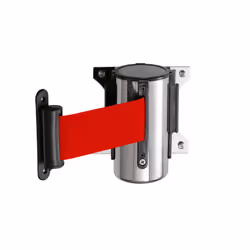 Saro PW 2 R, Ceinture rétractable, Chrome, Rouge, 2 m, 500 g, 1 pièce(s)