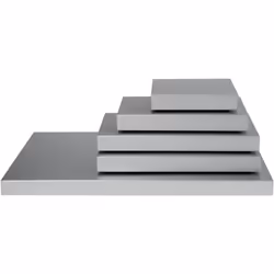 Saro STAY COOL 1/4 GN, Présentoir de service, Aluminium, Aluminium, Rectangulaire, 265 mm, 162 mm