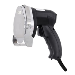 Saro ED 100 trancheuse Electrique 80 W Noir, Acier inoxydable Plastique, Acier inoxydable