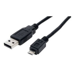 S-Conn 0.5m USB2.0 A- microUSB2.0 B câble USB 0,5 m USB A Micro-USB B Noir