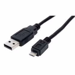 S-Conn 1m USB 2.0 A - MicroUSB 2.0 B, 1 m, USB A, Micro-USB B, USB 2.0, Mâle/Mâle, Noir