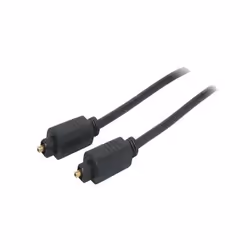 S-Conn Toslink Male/Toslink Male, 1 m, TOSLINK, Mâle, TOSLINK, Mâle, 1 m, Noir