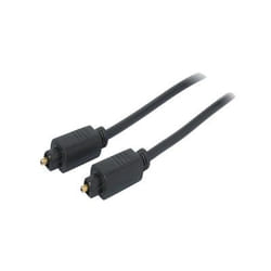 S-Conn Toslink Male/Toslink Male, 1 m câble audio Noir