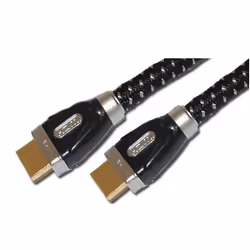 shiverpeaks HDMI, 3.5 m, 3,5 m, HDMI Type A (Standard), HDMI Type A (Standard), Noir, Argent