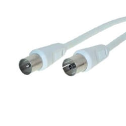 shiverpeaks BS80023-128 câble coaxial 2,5 m IEC Blanc