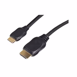 shiverpeaks HDMI/mini HDMI 5m, 5 m, HDMI Type A (Standard), HDMI Type C (Mini), 8,16 Gbit/s, Noir