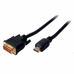 shiverpeaks HDMI/DVI-D 1m, 1 m, HDMI, DVI, Mâle, Mâle, Or