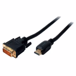 shiverpeaks BS77485, 5 m, HDMI Type A (Standard), DVI-D, Mâle, Mâle, Or