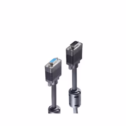 shiverpeaks BS78061-2, 1,8 m, VGA (D-Sub), VGA (D-Sub), Mâle, Femelle, Noir