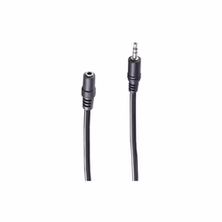 shiverpeaks BS30809, 3,5mm, Mâle, 3,5mm, Femelle, 10 m, Noir