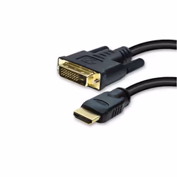 S-Conn HDMI - DVI-D 2m, 2 m, HDMI, DVI-D, Mâle, Mâle, Or