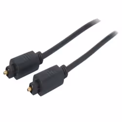 shiverpeaks 0.5m Toslink - Toslink, TOSLINK, Mâle, TOSLINK, Mâle, 0,5 m, Noir