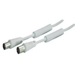 shiverpeaks 3.0m IEC 169-2 - IEC 169-2 câble coaxial 3 m Blanc