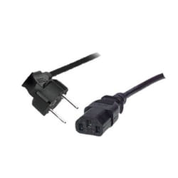 shiverpeaks Type F/C13 2m Noir Prise d'alimentation type F Coupleur C13