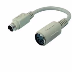 shiverpeaks BS78396, 0,2 m, 6-p Mini-DIN, Mâle, Femelle, Gris, 1 pièce(s)