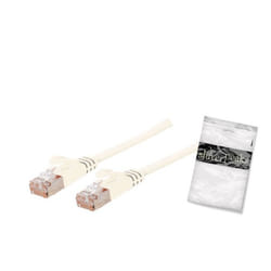 shiverpeaks BASIC-S, Cat7, 1m câble de réseau Blanc U/FTP (STP)