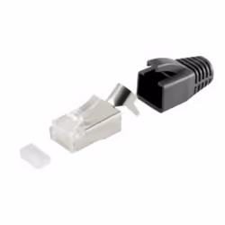 S-Conn BS72067-10S, RJ45, Noir, Or