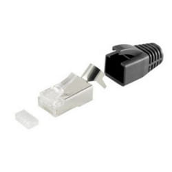 S-Conn BS72067-10S connecteur de fils RJ45 Noir