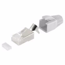 shiverpeaks BS72067-10GR, RJ-45, Gris, Métallique, Or, 10 pièce(s)