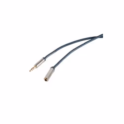 shiverpeaks sp-PROFESSIONAL, 3,5mm, Mâle, 3,5mm, Femelle, 3 m, Bleu, Chrome