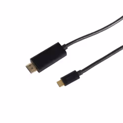 S-Conn 10-57185, 1,8 m, HDMI Type A (Standard), USB Type-C, Mâle, Mâle, Droit