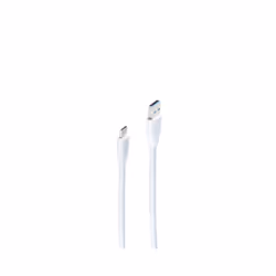 shiverpeaks BS13-31186, 1,8 m, USB A, USB C, USB 3.2 Gen 1 (3.1 Gen 1), 5000 Mbit/s, Blanc