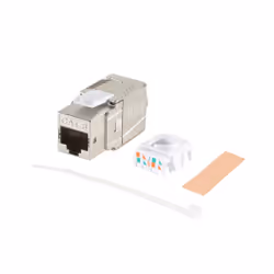 shiverpeaks BS08-45003, Plat, Argent, RJ-45, Femelle, Nickel/Or, 22/24