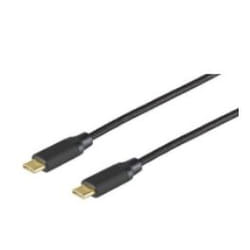 S-Conn BS20-70025 câble USB 1 m USB 3.2 Gen 2 (3.1 Gen 2) USB C Noir