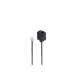 shiverpeaks BS70226, 6 m, RJ-11, RJ-11, Noir, Mâle, Femelle