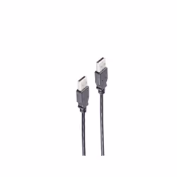 shiverpeaks BS13-22015, 0,5 m, USB A, USB A, USB 2.0, 480 Mbit/s, Noir