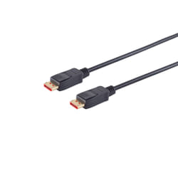 S/CONN 10-70025 câble DisplayPort 1 m Noir