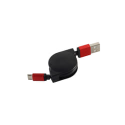 S-Conn 14-50152 câble USB 0,8 m USB 2.0 USB A Micro-USB B Noir, Rouge