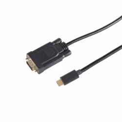 S-Conn 10-59185, 1,8 m, USB Type-C, VGA (D-Sub), Mâle, Mâle, Droit