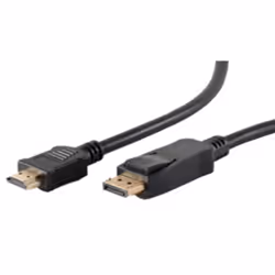 shiverpeaks BS77497-2, 7,5 m, DisplayPort, HDMI Type A (Standard), Mâle, Mâle, Or