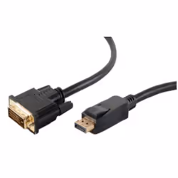 shiverpeaks BS77490-1, 1 m, DisplayPort, DVI, Mâle, Mâle, Or
