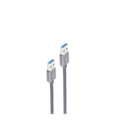 shiverpeaks BS13-37020 câble USB 1 m USB 3.2 Gen 2 (3.1 Gen 2) USB A Gris