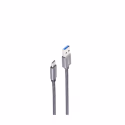 shiverpeaks BS13-38020, 1 m, USB A, USB C, USB 3.2 Gen 2 (3.1 Gen 2), 10000 Mbit/s, Gris
