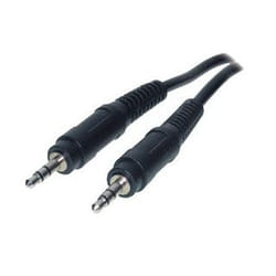 S-Conn 1.5m 3.5mm câble audio 1,5 m 3,5mm Noir