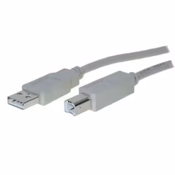 S-Conn 1.8m USB 2.0 A - USB 2.0 B, 1,8 m, USB A, USB B, USB 2.0, Mâle/Mâle, Gris
