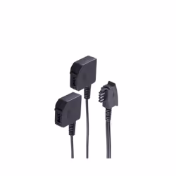 shiverpeaks BS71000, 0,2 m, TAE (F), 2 x TAE (F,F), Noir, Mâle, Femelle